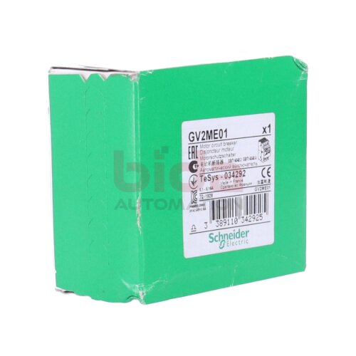Schneider Electronic GV2ME01 Motorschutzschalter / Motor circuit breaker / 690 V AC 50/60 Hz