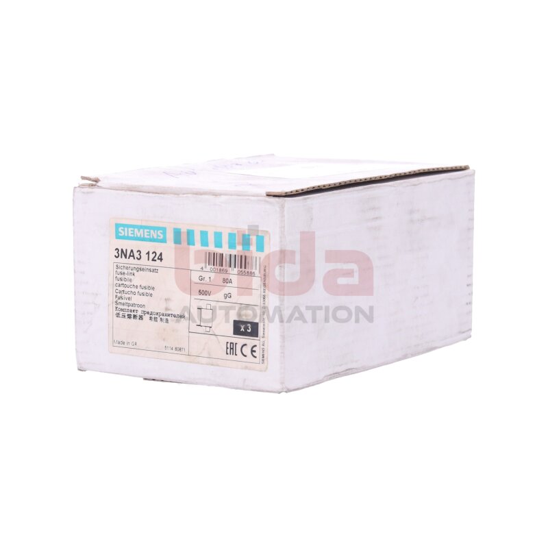 Siemens 3NA3124 / 3NA3 124 Sicherungseinsatz Fuse link