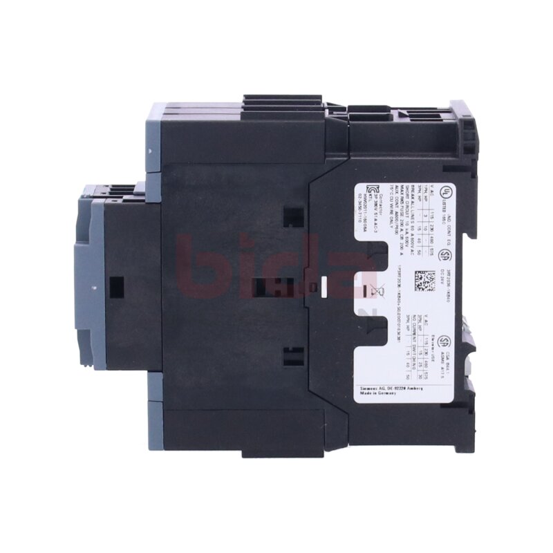 Siemens 3RT2036-1KB40 / 3RT2 036-1KB40 Leistungssch&uuml;tz / Power contactor  51 A, 22 kW / 400 V, 3-polig, DC 24 V