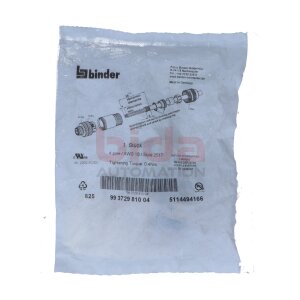 Binder 99 3729 810 04 M12 Kabelstecker Cable connector