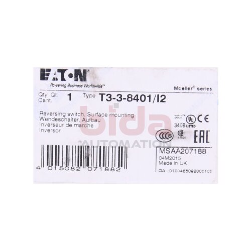 EATON T3-3-8401/I2