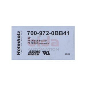Helmholz 700-972-0BB41 PROFIBUS-Stecker, 90°,...