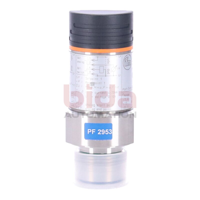 Ifm PF2953 Frontb&uuml;ndiger Drucksensor Front-flush pressure sensor