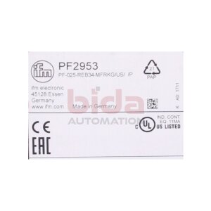 Ifm PF2953 Frontbündiger Drucksensor Front-flush...