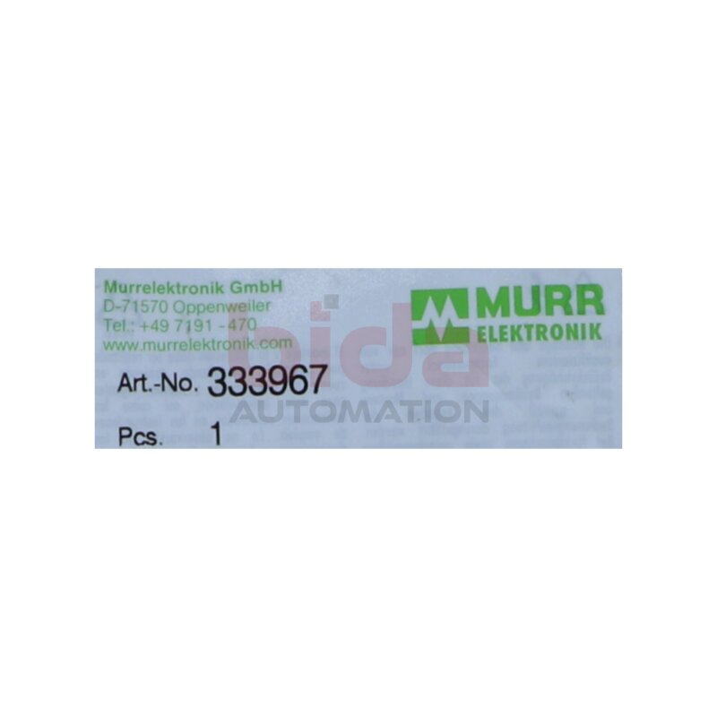 MURR ELEKTRONIK 333967 T-St&uuml;ck M12 St./M12 Bu. + M12 St. T-coupler M12 male/M12 female+M12 male