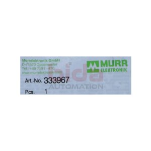 MURR ELEKTRONIK 333967 T-Stück M12 St./M12 Bu. + M12...