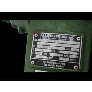 Allweiler AG NT40-250 U3.12D-W1 Pumpe pump 63m³/h