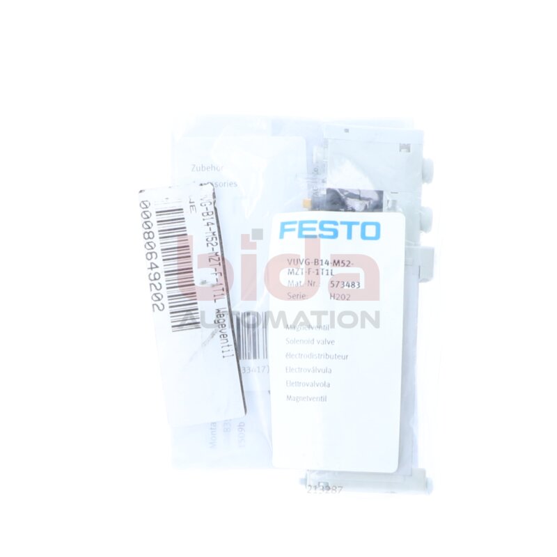 Festo VUVG-B14-M52-MZT-F-1T1L(573483) Magnetventil Magnetic valve