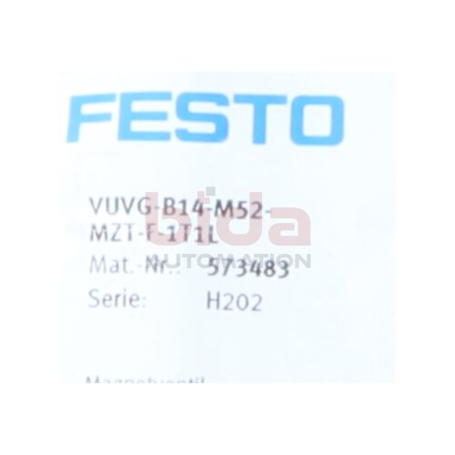 Festo VUVG-B14-M52-MZT-F-1T1L(573483) Magnetventil Magnetic valve