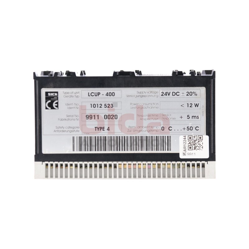 Sick LCUP-400 Ident.Nr.1012 523 24 VDC 12W Lichtvorhang-Steuerung Light Curtain Controller