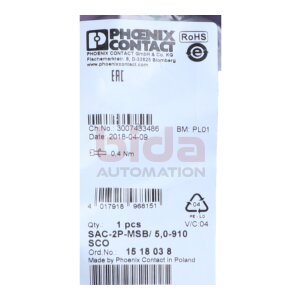 PHOENIX CONTACT SAC-2P-MSB (1518135) Bussystem-Kabel /...