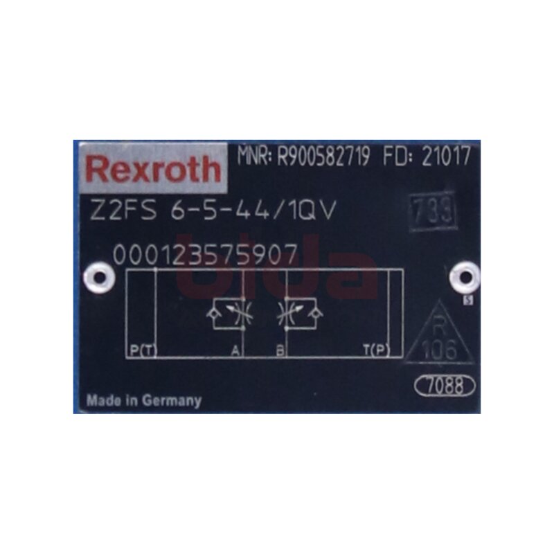Rexroth R900582719(Z2FS 6-5-44/1QV) Drosselrueckschlagventil Throttle check valve