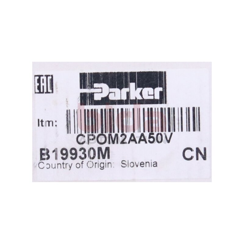 Parker CPOM2AA50V R&uuml;ckschlagventil / check valve