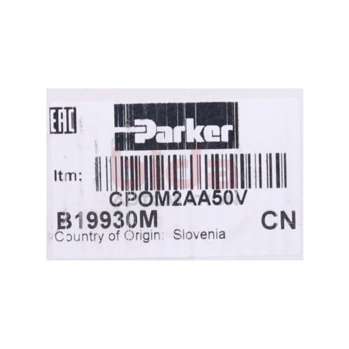 Parker CPOM2AA50V R&uuml;ckschlagventil / check valve