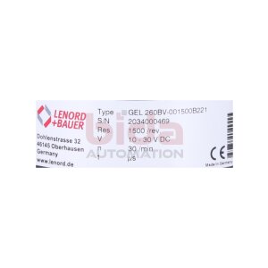 LENORD+BAUER GEL260BV-001500 Inkrementaler Drehgeber...