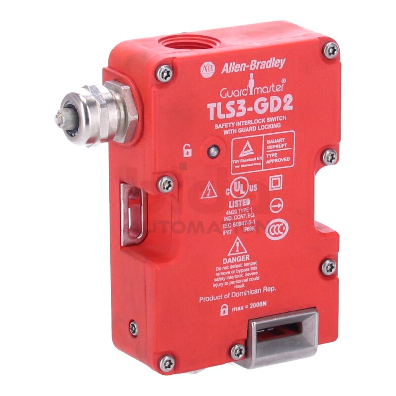 Allen-Bradley TLS3-GD2 Sicherheitsverriegelungsschalter mit Sicherheitsverriegelung /safety interlock switch with guars locking