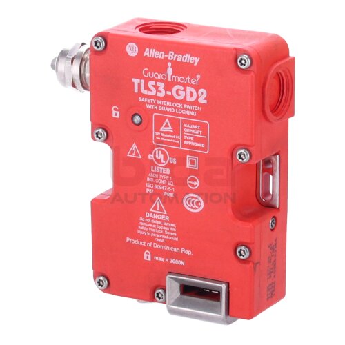 Allen-Bradley TLS3-GD2 Sicherheitsverriegelungsschalter mit Sicherheitsverriegelung /safety interlock switch with guars locking