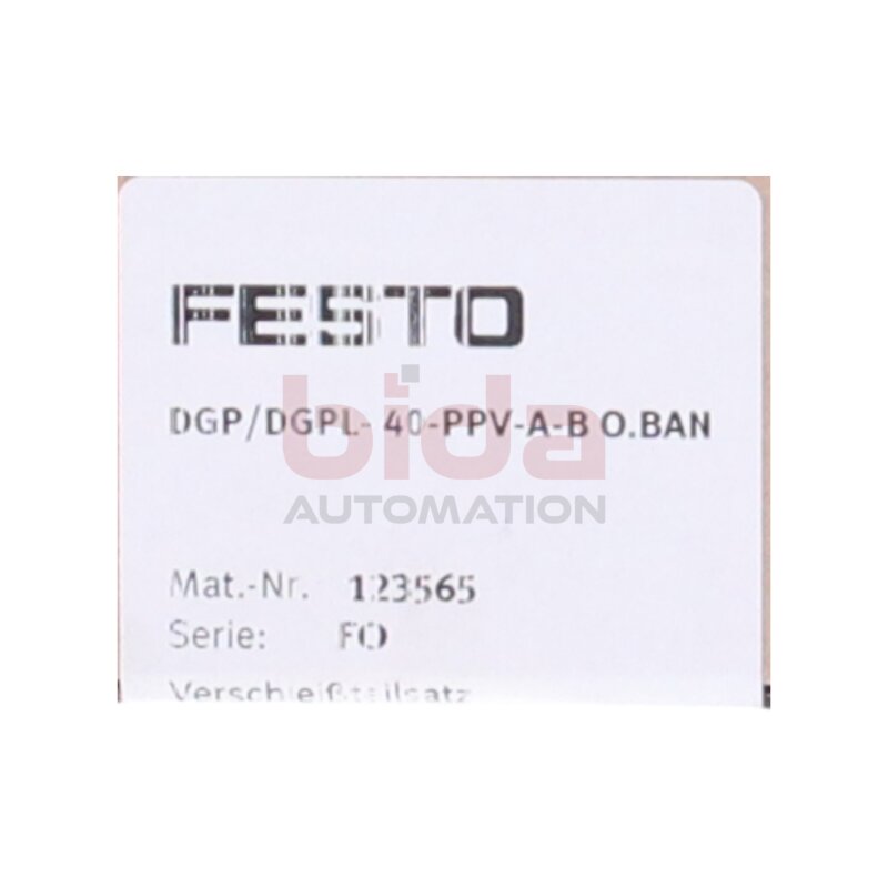 Festo DGP / DGPL-40-PPV-A-B O.BAN DGP (123565) Linearantrieb / Linear drive