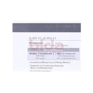 Zimmer HAMBURG S-NR01 S-RN01 Niveauregler Level controller