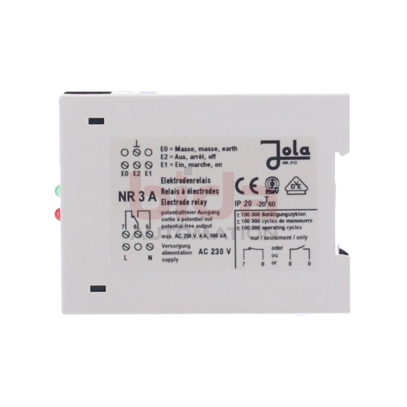 Jola NR3A / NR 3 A Elektrodenrelais Electrode relay