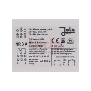 Jola NR3A / NR 3 A Elektrodenrelais Electrode relay