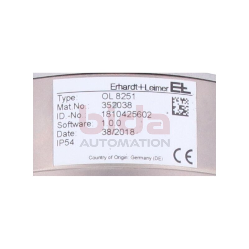 Erhardt+Leimer OL8251 (1810425602) CCD-Zeilenkamera CCD line scan camera