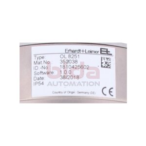 Erhardt+Leimer OL8251 (1810425602) CCD-Zeilenkamera CCD...