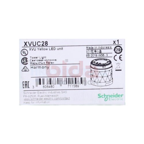 Schneider XVUC28 Leuchtelement / Lighting element  24V ACDC