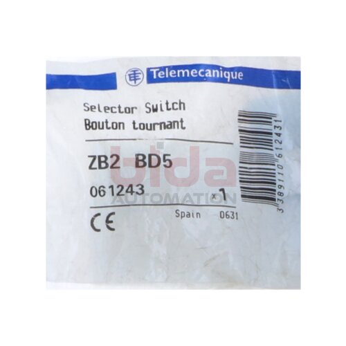 Telemecanique ZB2BD5 (061243) Wahlschalter Selector Switch