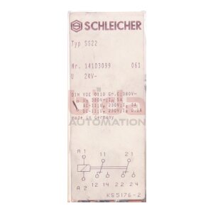 SCHLEICHER KS5176-2 Zeitrelais / Time relay 24V