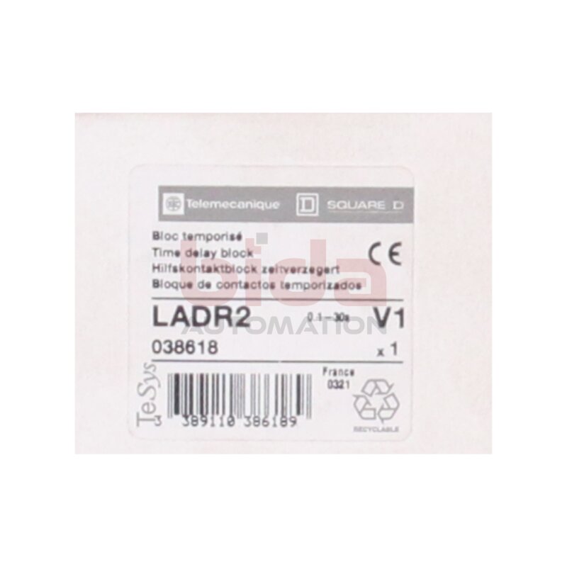 Telemecanique LADR2 (038618) Zeitblock Time block