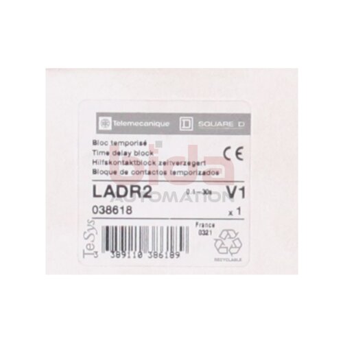 Telemecanique LADR2 (038618) Zeitblock Time block