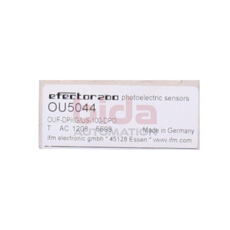 ifm OU5044 OUF-DPKG/US-100-DPO Fiberoptikverst&auml;rker Fiber optic amplifier