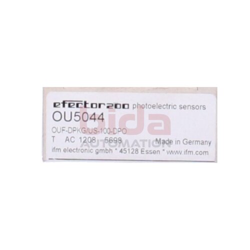 ifm OU5044 OUF-DPKG/US-100-DPO Fiberoptikverst&auml;rker Fiber optic amplifier