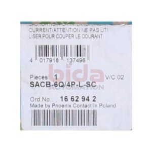 PHOENIX CONTACT SACB-6Q/4P-L-SC (1662942)  Verteilerbox /...