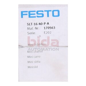Festo SLT-16-40-P-A(170563) Mini Schlitten Mini sledges
