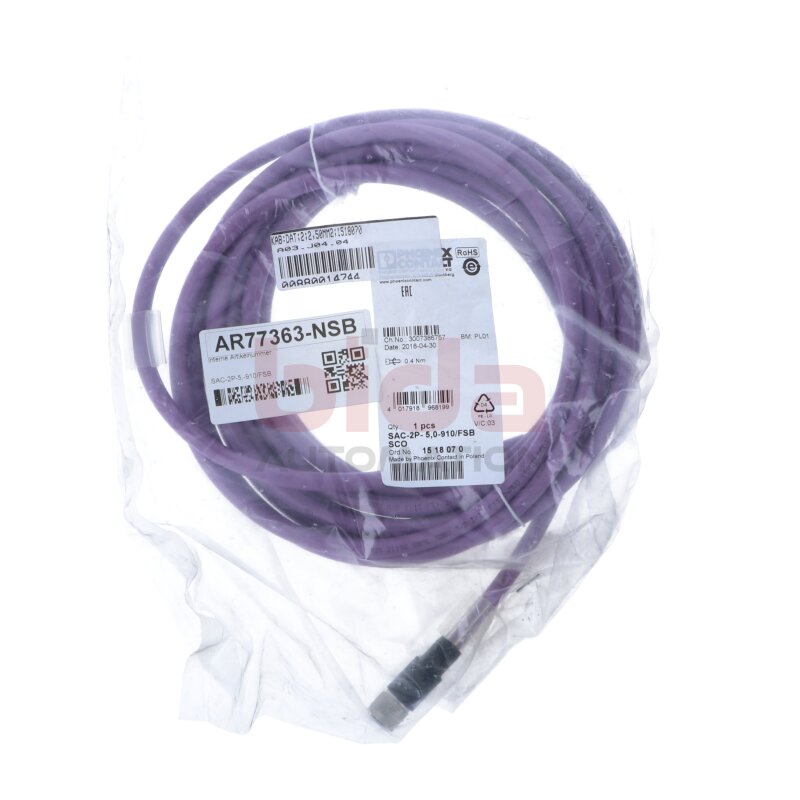 PHOENIX CONTACT SAC-2P-5,-910/FSB SCO (1518070) Bussystem-Kabel / bus system cable