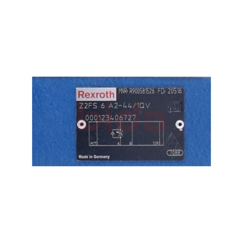 Rexroth Z2FS6A2-44/1QV Drossel-R&uuml;ckschlagventil / Throttle check valve  315&ndash;350 bar