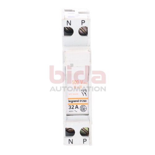 Legrand 01260 32A Sicherung Halter Fuse Holder