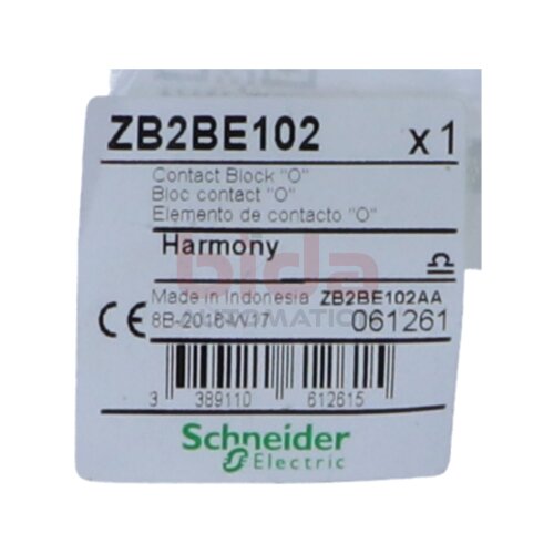 Schneider ZB2BE102 Hilfsschalter / Auxiliary switch