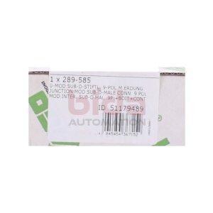 WAGO 289-585 (51179489) Übergabemodul Transfer module