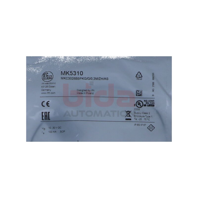 ifm MK5310 Zylindersensor mit GMR-Zelle Cylinder sensor with GMR cell