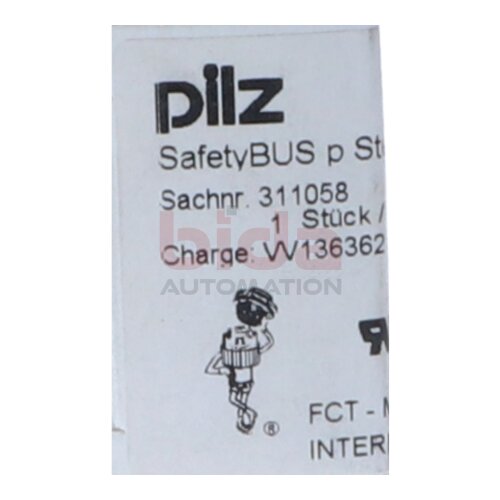Pilz 311058 Stecker PSS SB SUB-D3 SafetyBUS