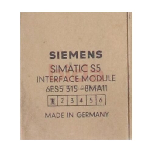 Siemens 6ES5315-8MA11 / 6ES5 315-8MA11 SIMATIC S5, Anschaltung / connection
