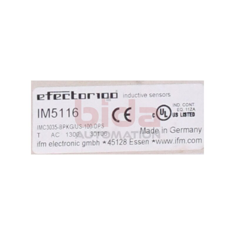ifm IM5116 Induktiver Sensor Inductive sensor