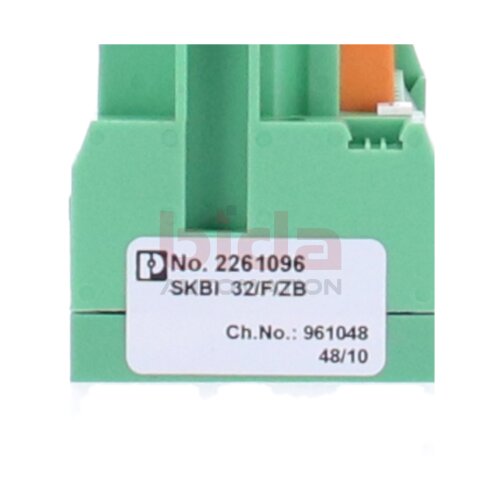 Phoenix SKBI 32/F/ZB (2261096)  Steckkartenblock / plug-in card block