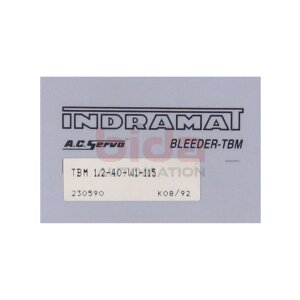 INDRAMAT TBM1.2-40-W1-115 (230590) Servo Controller Servo...