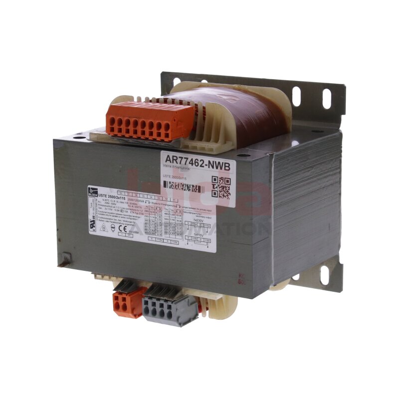 BLOCK USTE 2500/2x115 Trenntransformator / isolating transformer