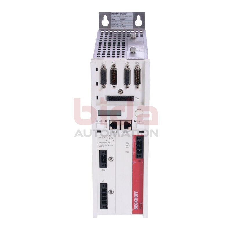 BECKHOFF AX5203-0000 Digital Kompakt Servoverst&auml;rker 2-kanalig 2-Channel Digital Compact Servo Amplifier