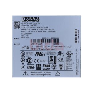Phoenix Contact QUINT-PS/1AC/24DC/20 (2866776) Power...